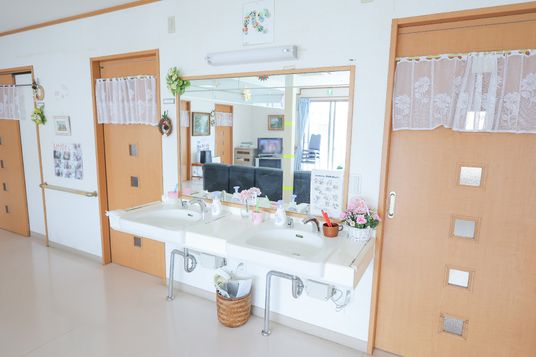清潔感のある洗面台
