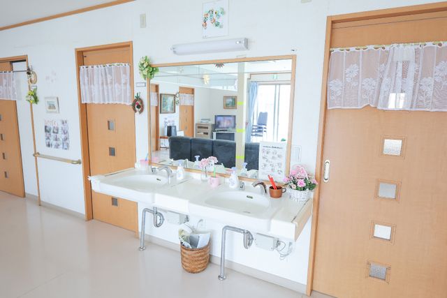 清潔感のある洗面台