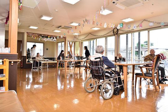 利用者が集う共有スペース