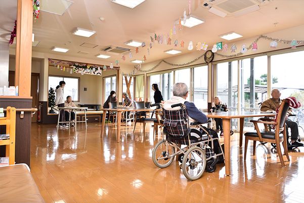 利用者が集う共有スペース