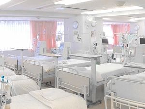 明るい多床室  
