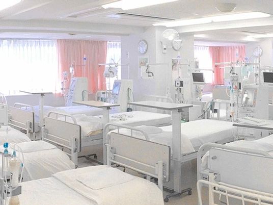 明るい多床室  