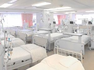 明るい多床室  