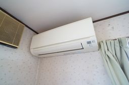 快適な空調設備の一角