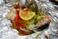アルミホイルの魚料理