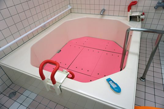 安全な浴室設備