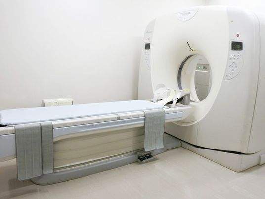 検査機器のある機能訓練室  