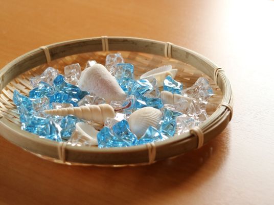 籠に入った手工芸品