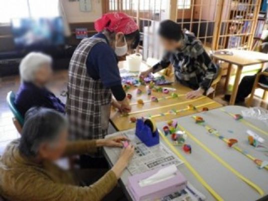 活動中の多目的室