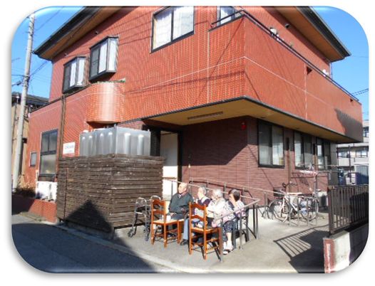 廊下でのイベント風景