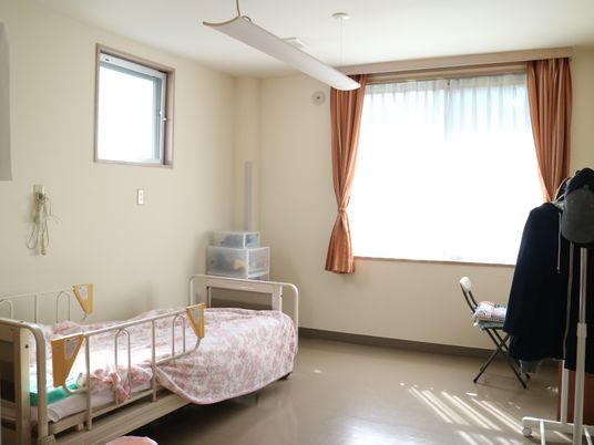 ベッド付き居室の様子