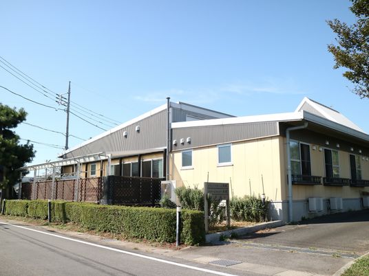 穏やかな外観の建物