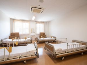 明るい多床室  