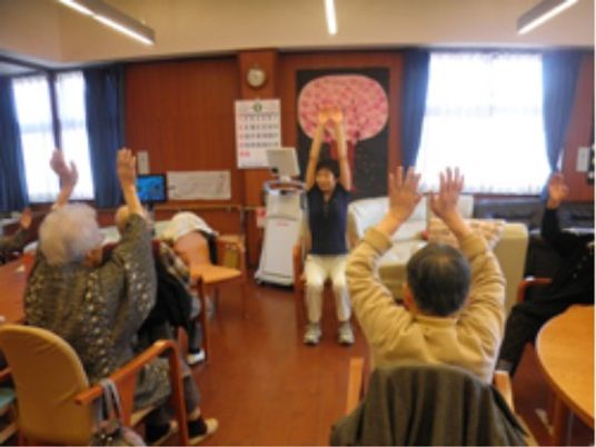 機能訓練の活動中