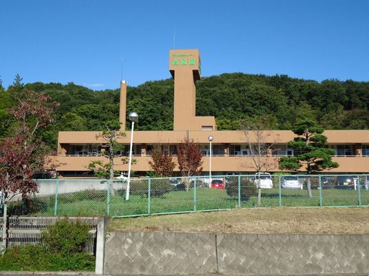 高台の外観  