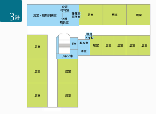 階層フロア図面