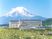 富士山を望む外観  