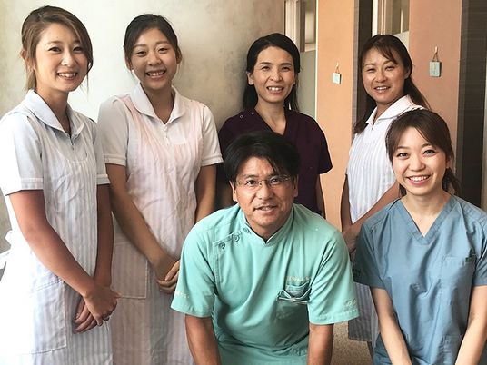 介護スタッフの集合  