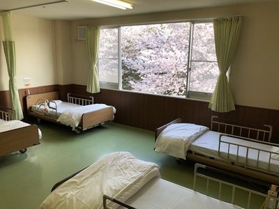ゆったりした居室の様子