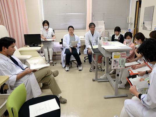 医療スタッフの会議室  