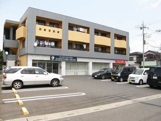 駐車場付きの外観  