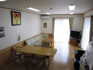 明るいリビング  
