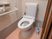 清潔なトイレの設備