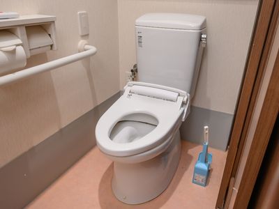 清潔なトイレの設備
