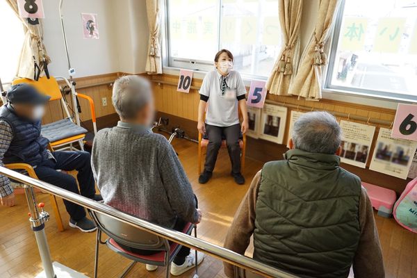 機能訓練室の活動風景