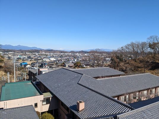 屋根越しの街並み  