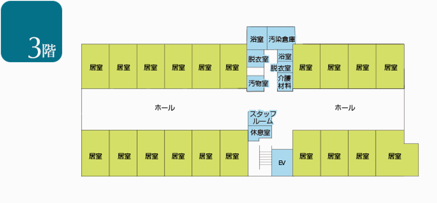 3階のフロア図
