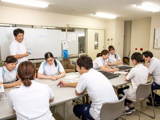 ミーティング中の休憩室  