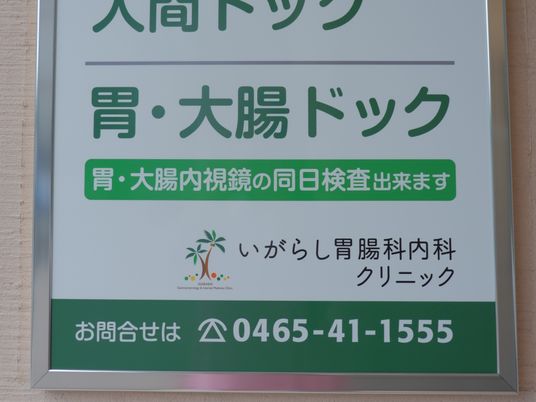 胃・大腸内視鏡の看板  