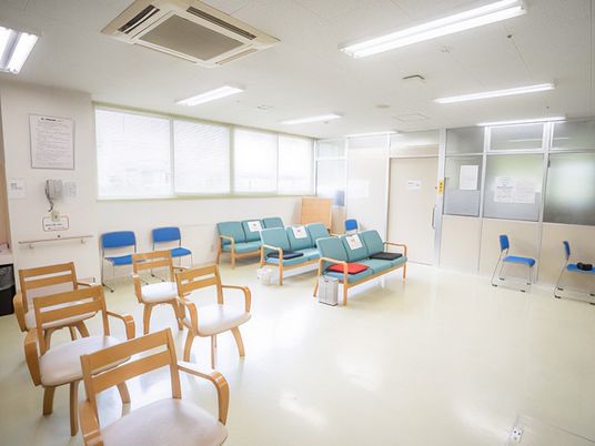 明るい休憩室  