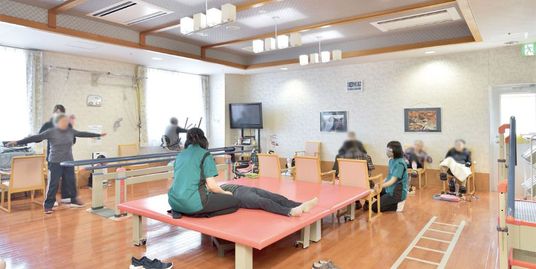 訓練を受ける人々の室内