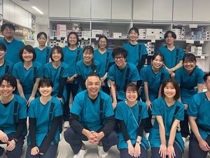 スタッフ集合の休憩室  