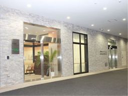 モダンな廊下の一角