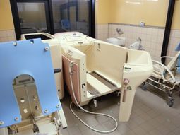 清潔な浴室設備