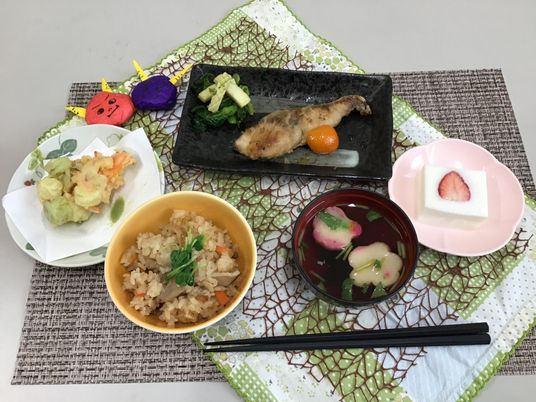 栄養バランスの取れた食事内容