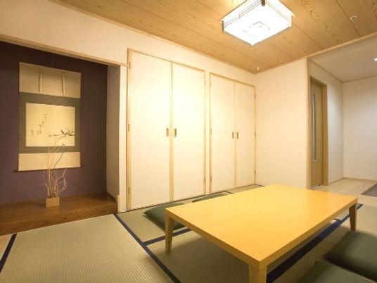 和室の落ち着いた雰囲気