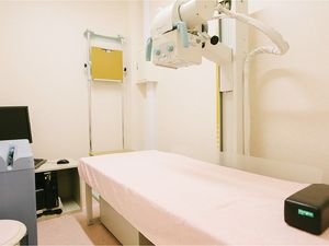 機能訓練室のベッド  