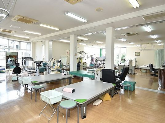 広い機能訓練室  