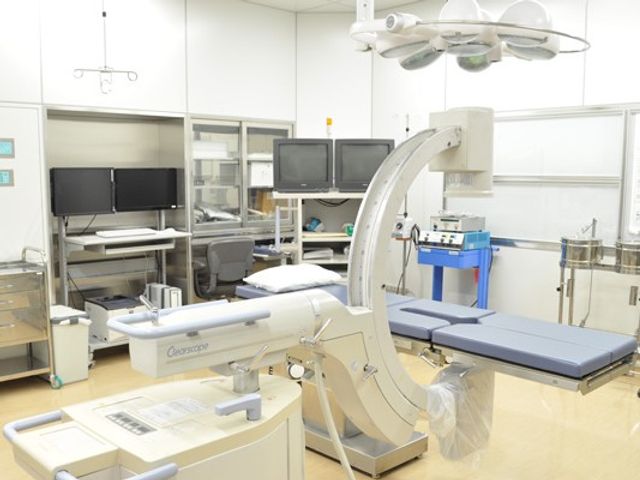 機能訓練機器のある室内  