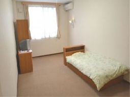 明るい居室の一角