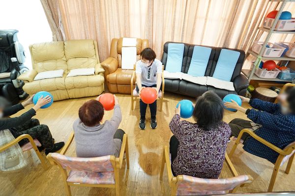 リハビリ活動中の居室