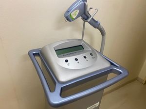 美容機器のある理美容室  
