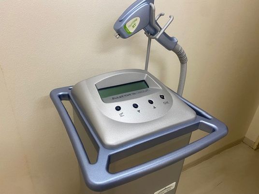 美容機器のある理美容室  