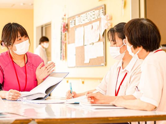職員の打ち合わせ室  
