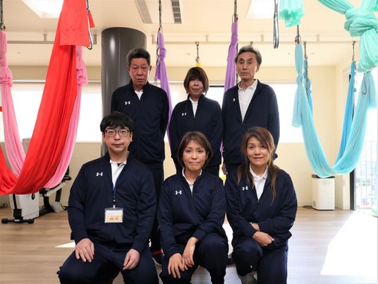 訓練室の職員集合