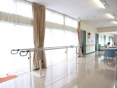 明るい機能訓練室